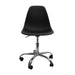 Silla Eames Metal con Ruedas Negro HUGGA silla eames huggastore.myshopify.com Hugga Store