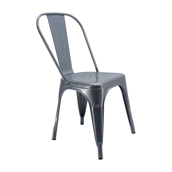 Silla Tolix Comedor Gris  Inversiones Ampli SAS silla comedor huggastore.myshopify.com Hugga Store