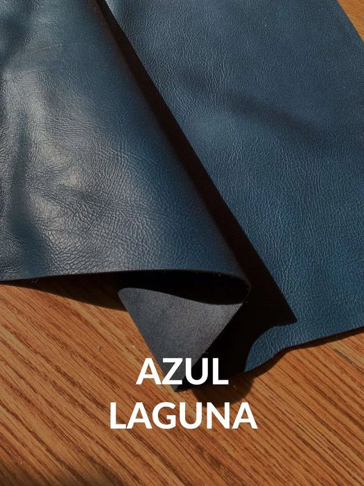 Silla Cuero Caf&eacute; Azul Laguna Hugga Colombia sof&aacute; huggastore.myshopify.com Hugga Store