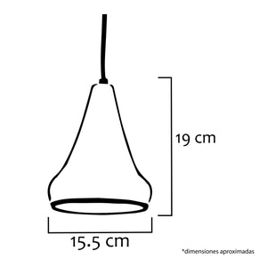 L&aacute;mpara Techo Opal  ilumeco lamparas huggastore.myshopify.com Hugga Store