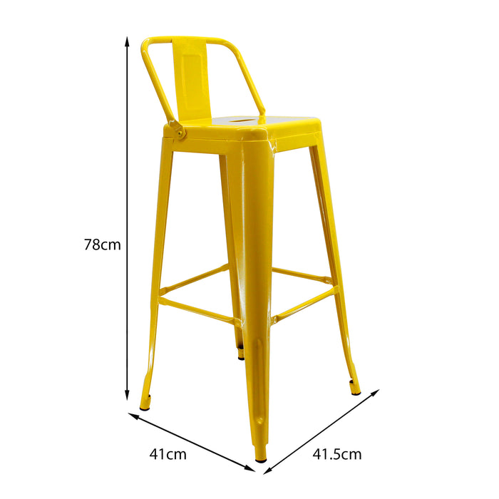 Silla Bar Tolix Amarilla  Inversiones Ampli SAS silla comedor huggastore.myshopify.com Hugga Store