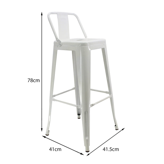 Silla Bar Tolix Blanca  Inversiones Ampli SAS silla comedor huggastore.myshopify.com Hugga Store