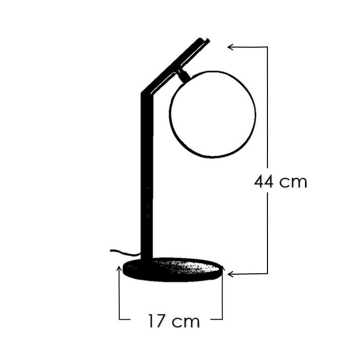 L&aacute;mpara Mesa Moon  ilumeco lamparas huggastore.myshopify.com Hugga Store