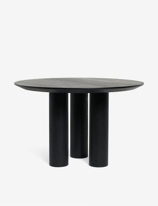 Mesa Comedor Redonda Libia Negra  HUGGA  huggastore.myshopify.com Hugga Store