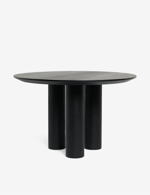 Mesa Comedor Redonda Libia Negra  HUGGA  huggastore.myshopify.com Hugga Store