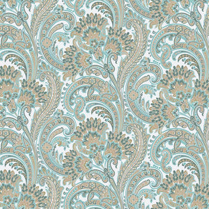 Papel Tapiz Indigo Arabascos.  Hugga Store papel de colgadura huggastore.myshopify.com Hugga Store