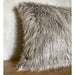 Coj&iacute;n Faux Fur Gris con Beige  Hugga Colombia Cojines huggastore.myshopify.com Hugga Store